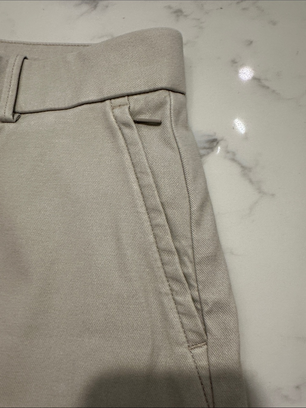 Spanx Supersmooth Wide-Leg Women’s Pants in Light Beige - Picture 5 of 8